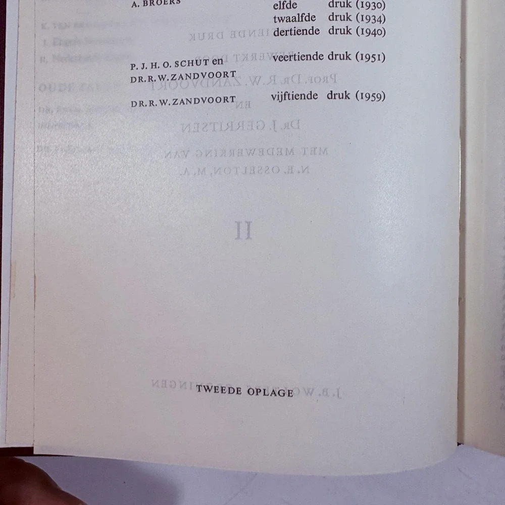 Engels Woordenboek Nederlands-Engels Ten Bruggencate 1963 Edition Wolters